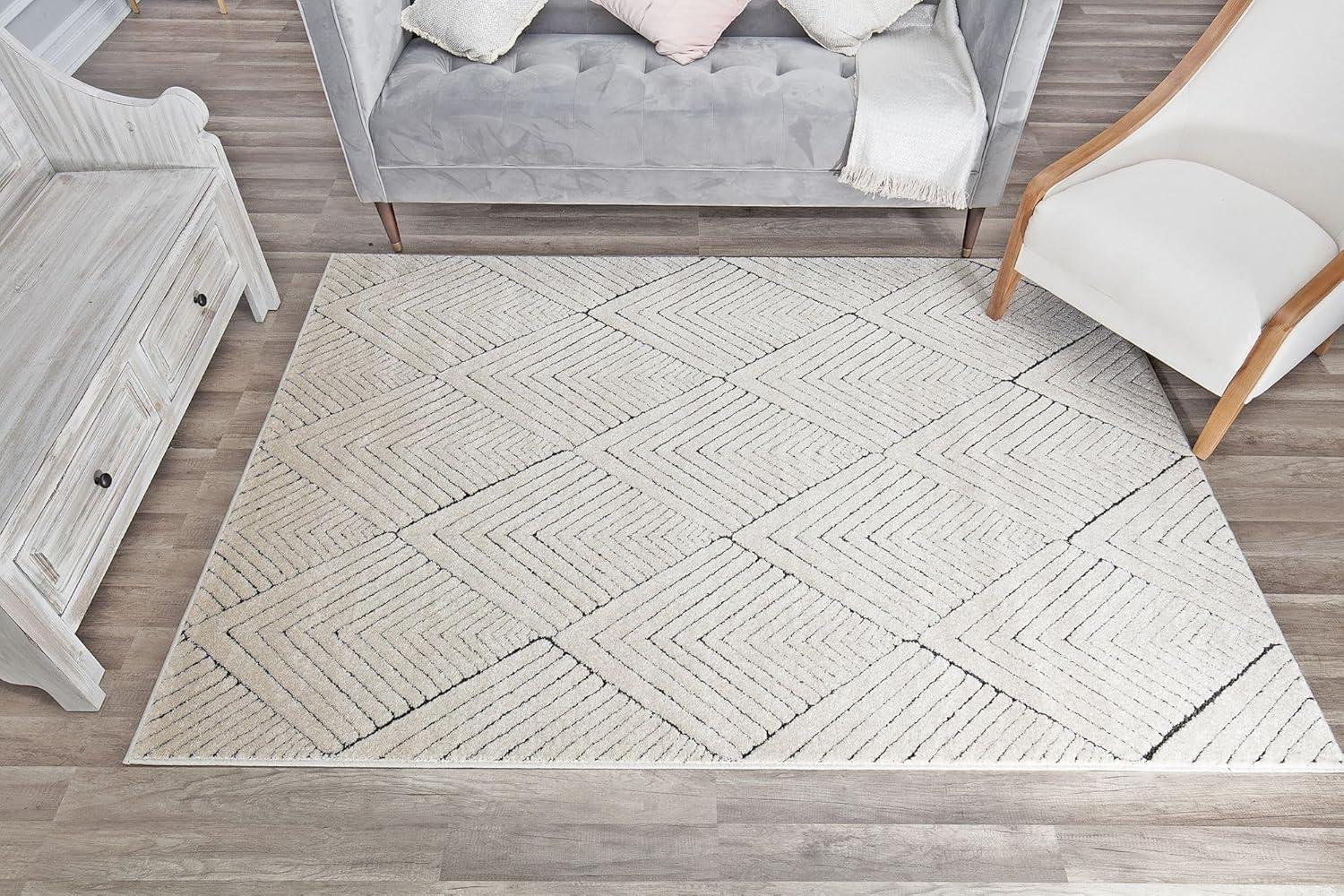 Cadence Contemporary Alabaster Area Rug