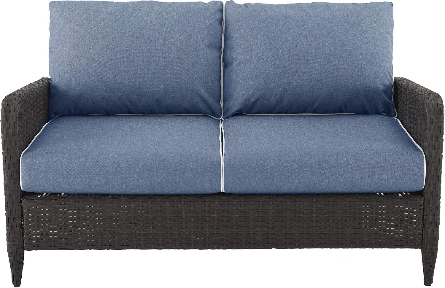 Crosley Kiawah Wicker Outdoor Patio Loveseat