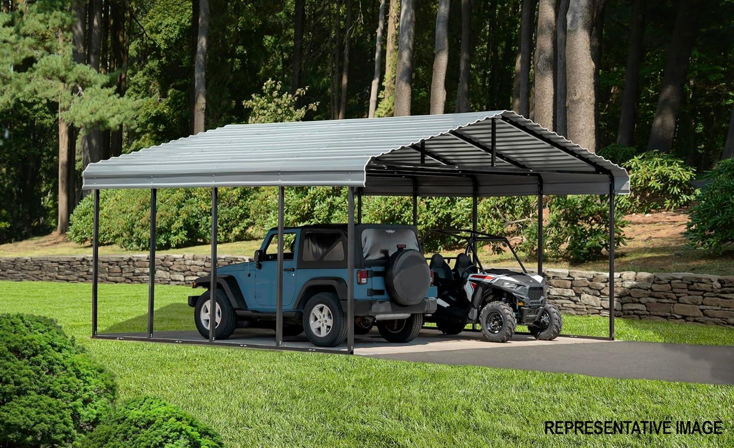 Arrow Arrow Carport, 20 ft. x 24 ft. x 9 ft.