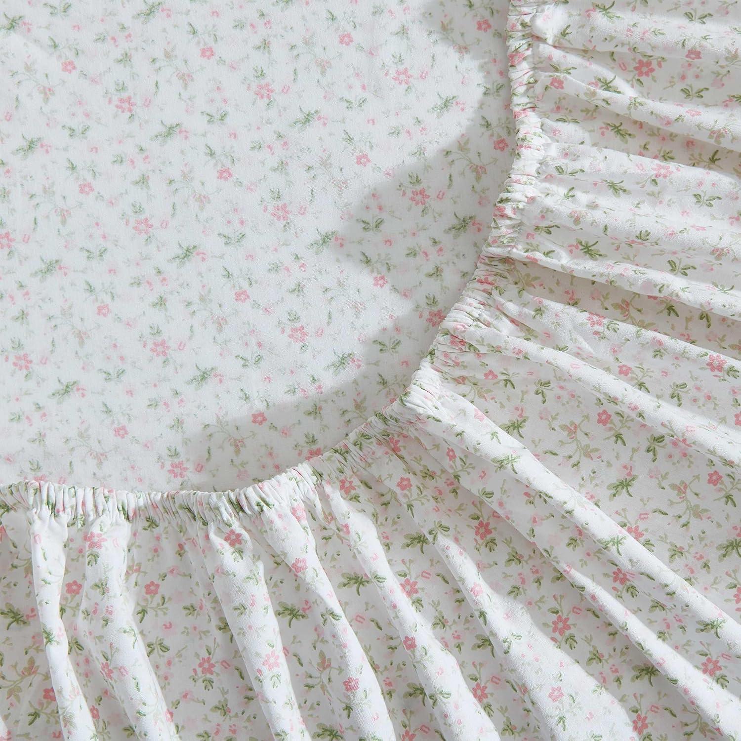 Laura Ashley Laura Ashley Printed Cotton Percale Sheet Set