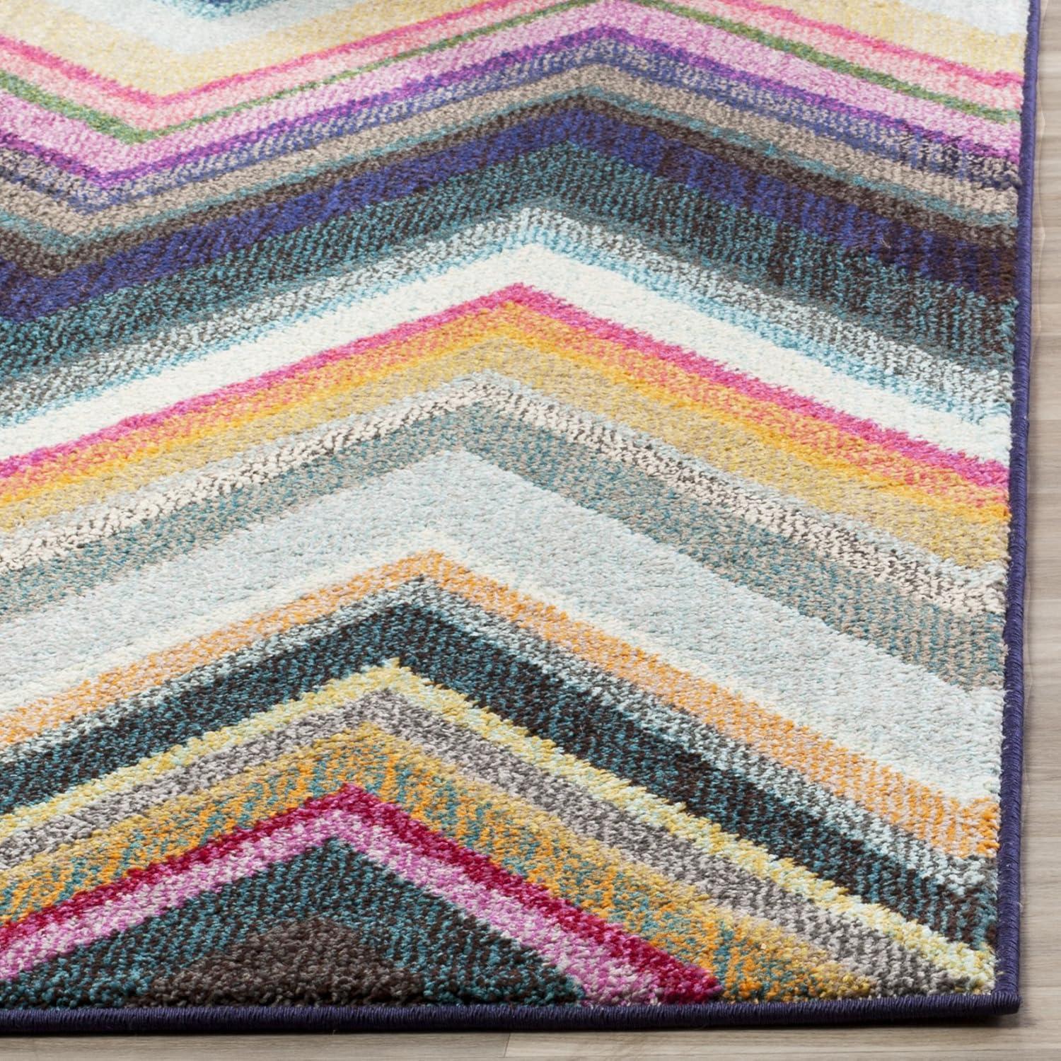 SAFAVIEH Monaco Breana Chevron Area Rug, Multi, 9' x 12'