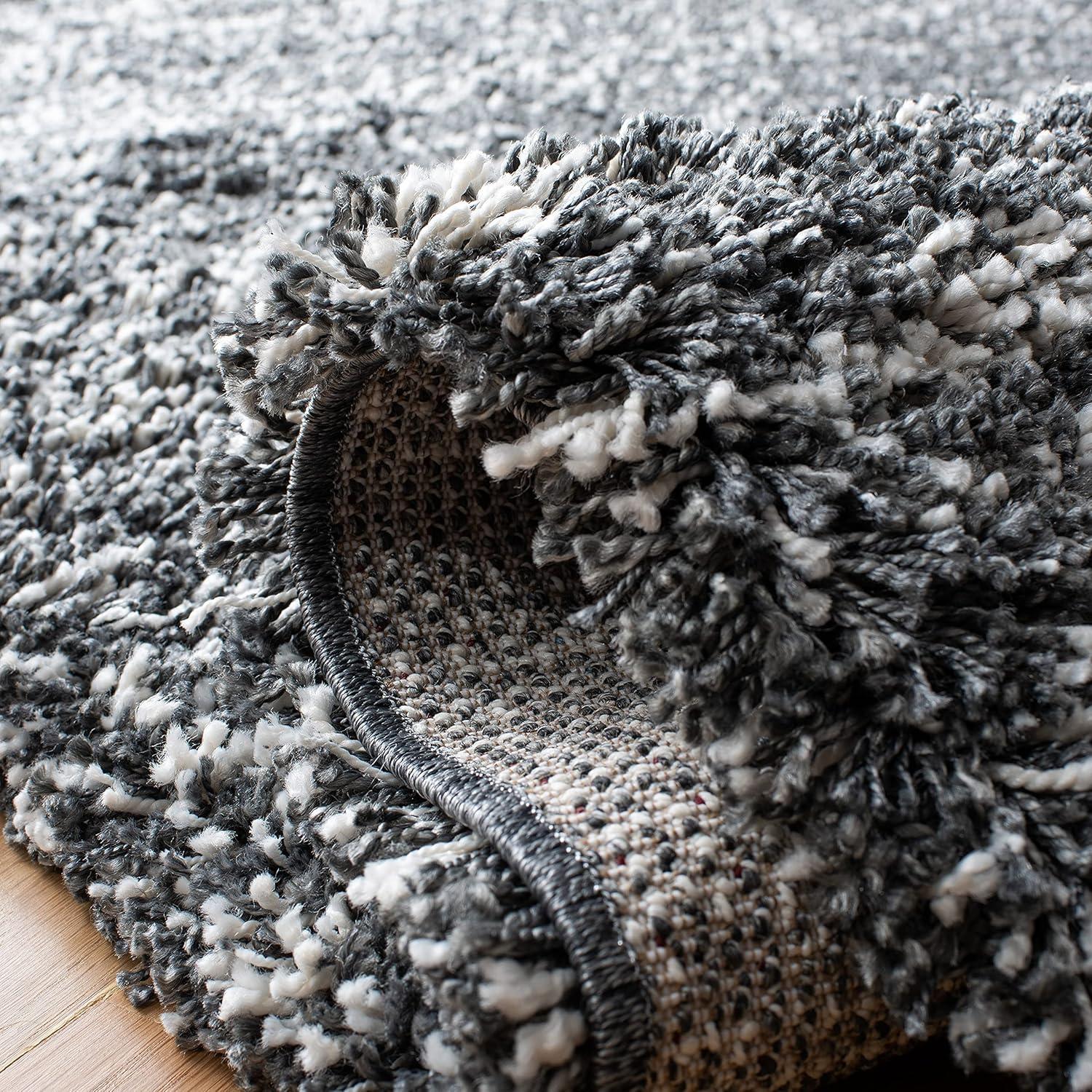 August Shag AUG200 Power Loomed Indoor Area Rug - Green - 9'x12' - Safavieh