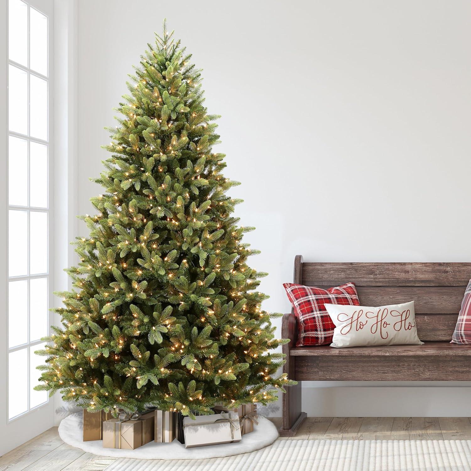 Puleo International 7.5 ft. Westford Spruce Pre-Lit Christmas Tree