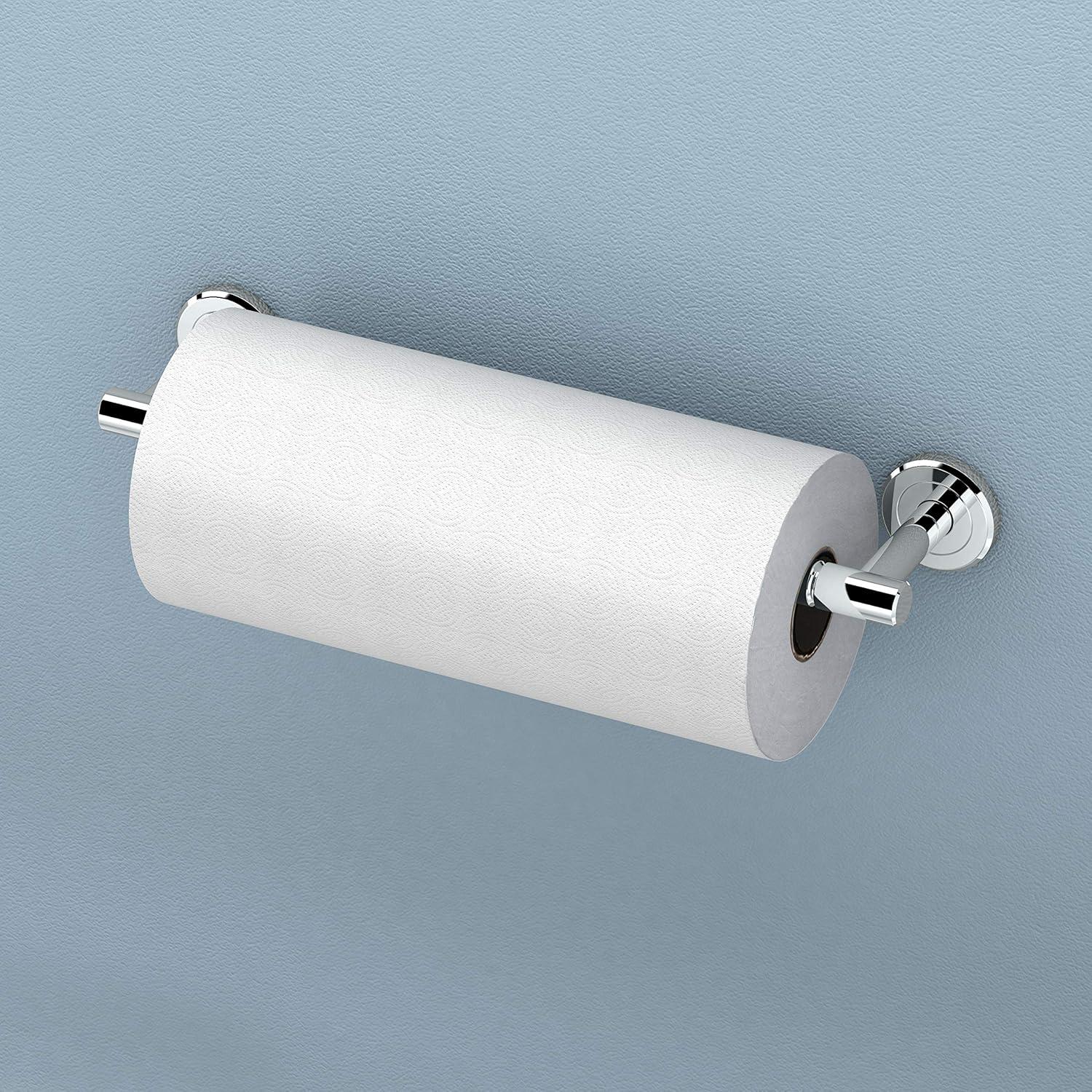 Latitude II Wall Mounted Steel Kitchen Paper Towel Holder