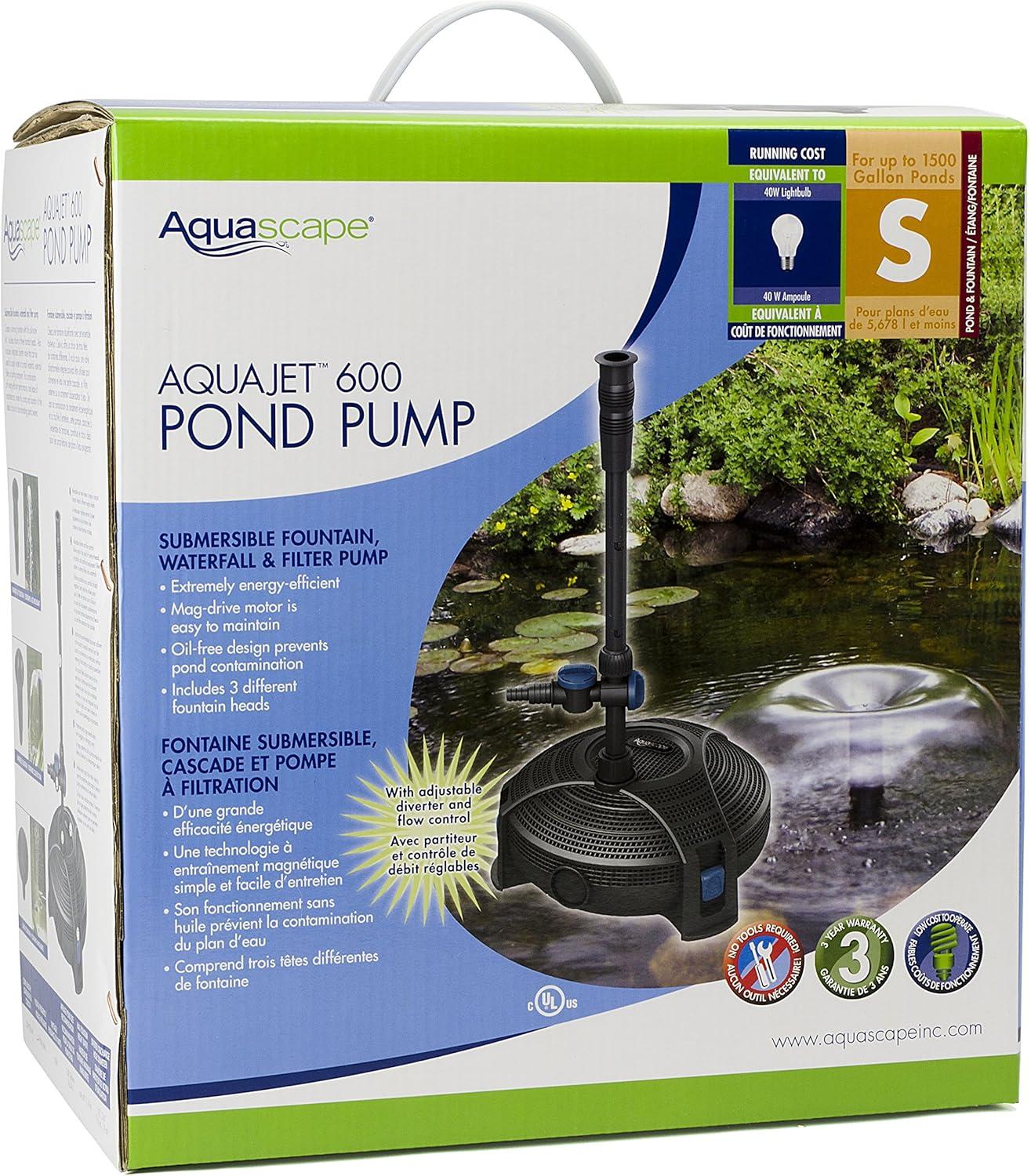 Aquascape 91014 600 AquaJet Submersible Pump