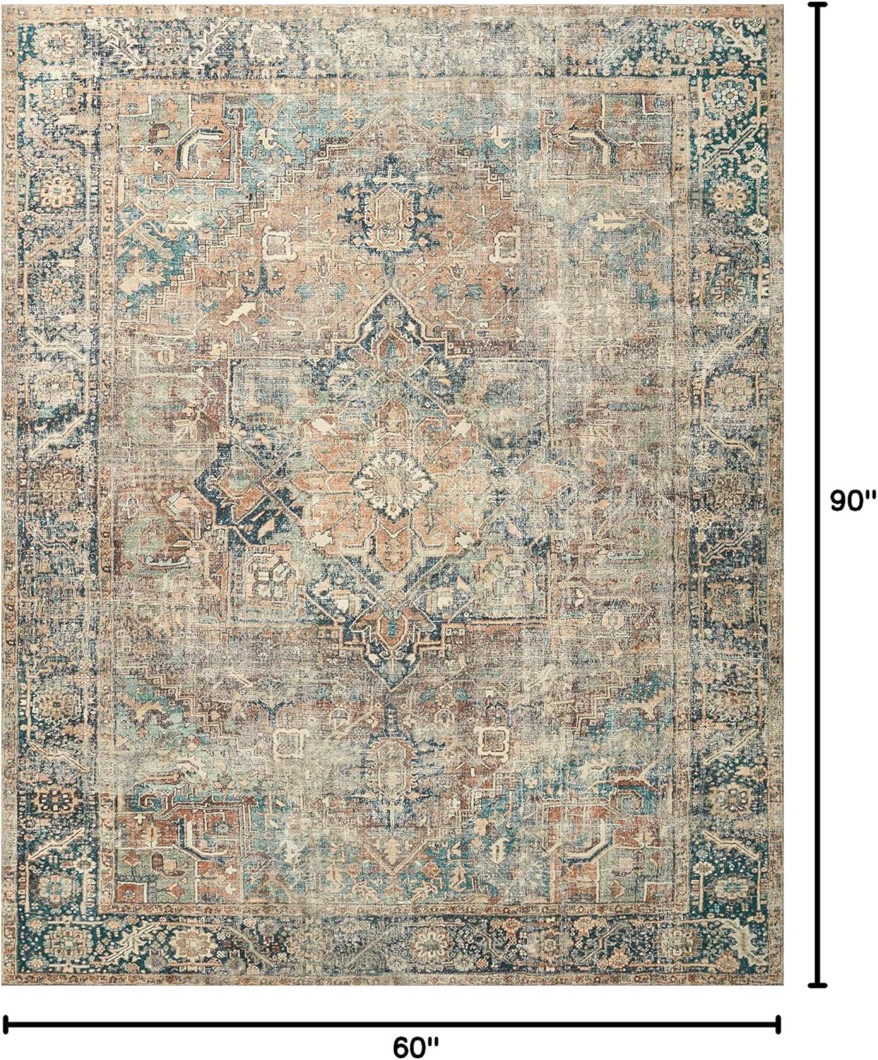 Margot Oriental Area Rug in Beige