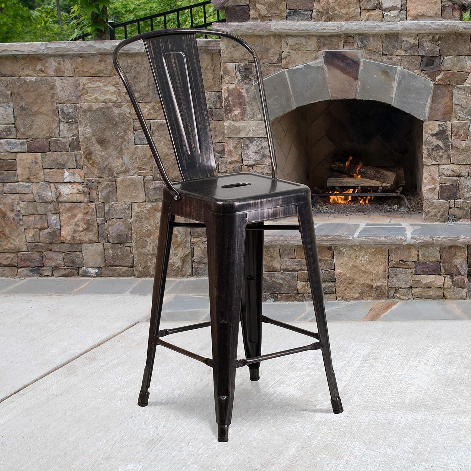 Metal Outdoor Stool