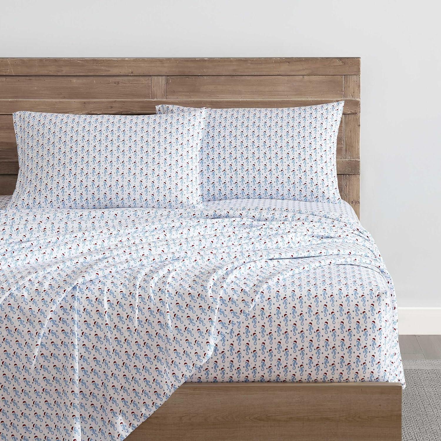 Nautica Nautica Cozy Brushed Flannel Printed Sheet Sets