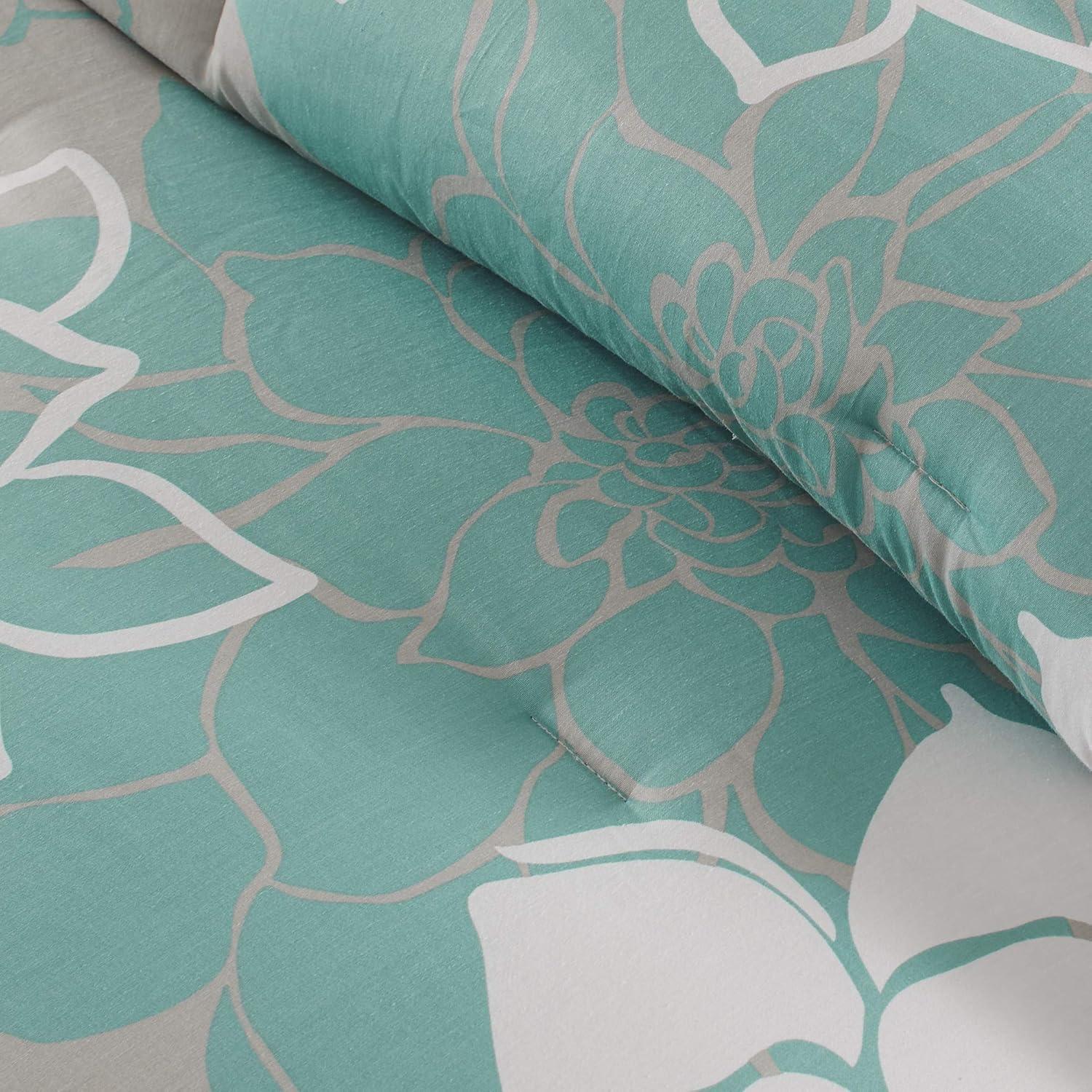 Madison Park Lola 7 Piece Floral Cotton Comforter Set