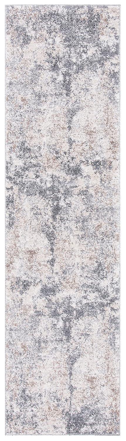 Hassell Abstract Light Gray/Gray Area Rug