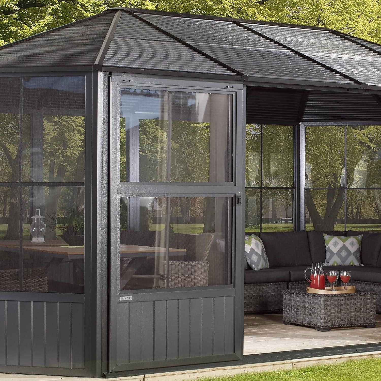 Charleston 16 Ft. W x 10 Ft. D Aluminum Patio Gazebo