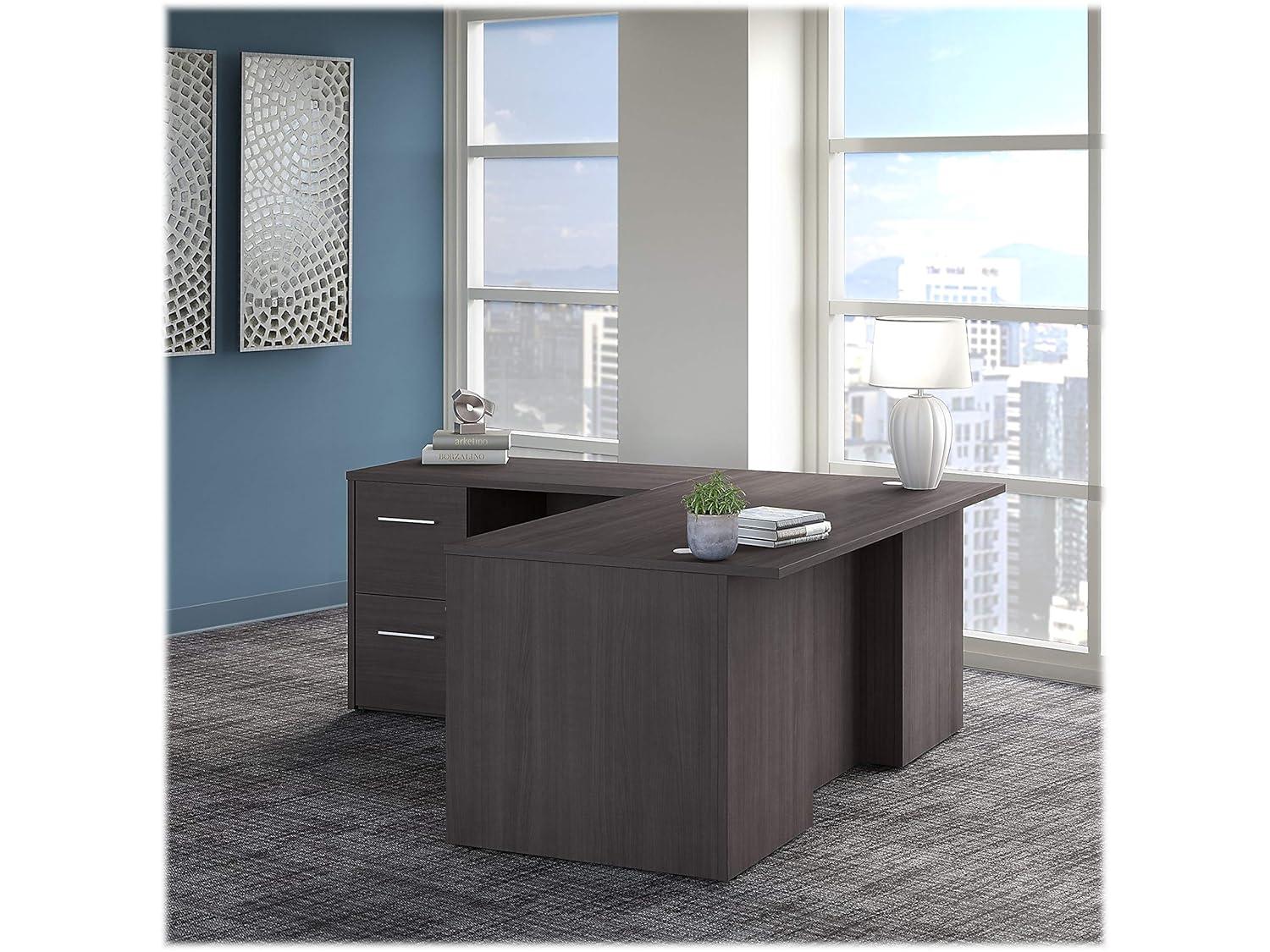 Office 500 Collection L-Shaped Executive Desk