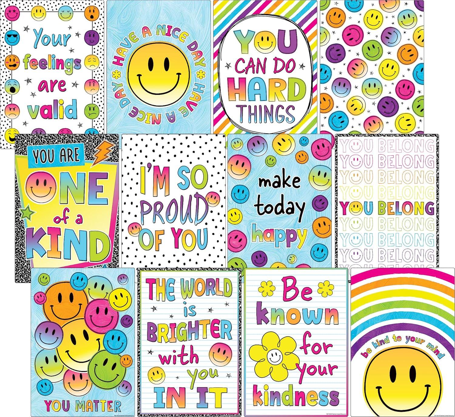 Brights 4Ever Positive Sayings Small Poster Pack for Kids