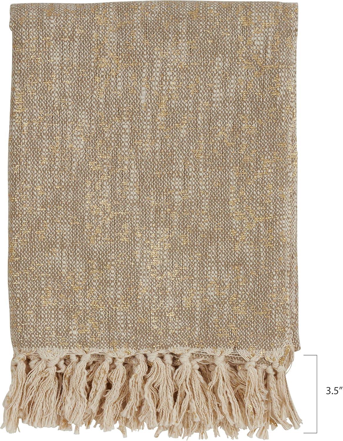 Saro Sevan Collection Hand Woven Throw Blanket