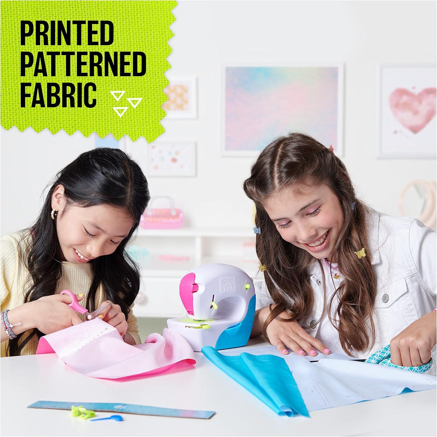 Cool Maker, Exclusive Neon Stitch ‘N Style Fashion Studio, Sews 8 Stylish Projects, Pre-Threaded Sewing Machine Toy, Arts & Crafts Kids Toys for Girls