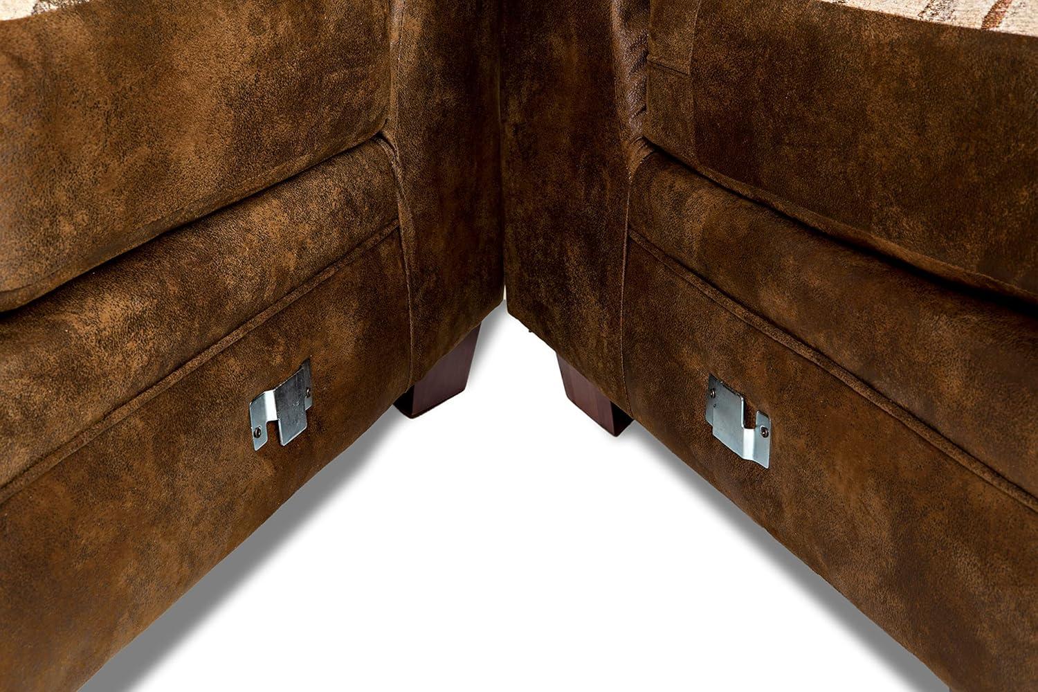 American Furniture Classics, Model 8506-40K Wild Horses Two Piece Living Room Sectional Sofa