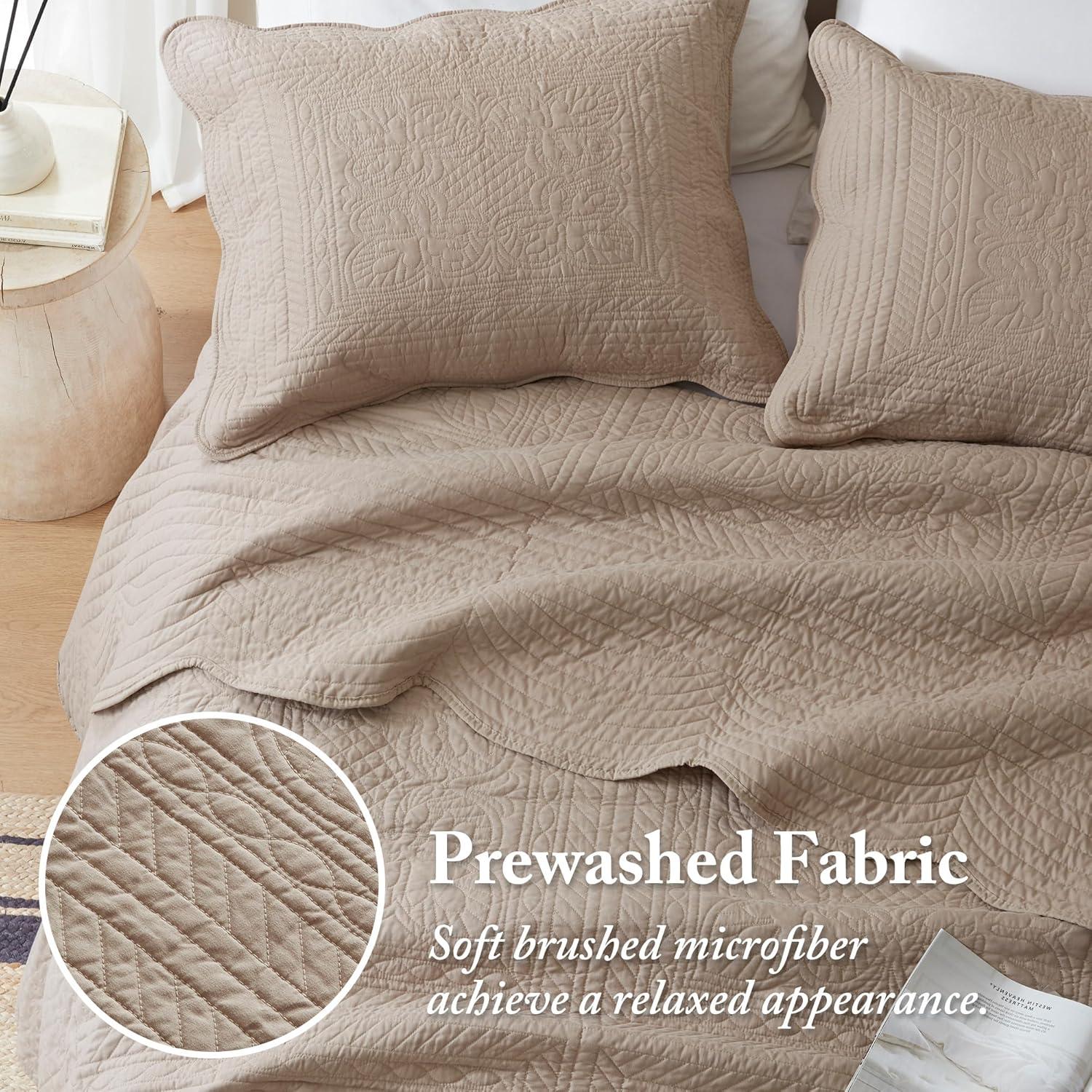 Madison Park Tuscany Scalloped Edge Quilt Set