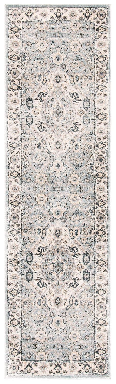 Isabella ISA916 Power Loomed Runner Rug - Cream/Beige - 2'2"x8' - Safavieh