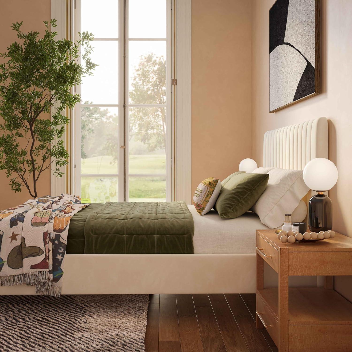 TOV Furniture Angela Cream Bed in Full