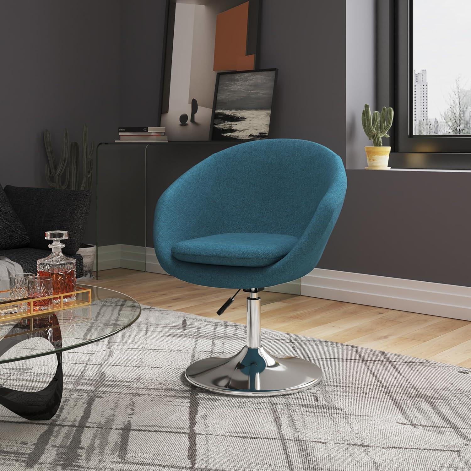Sior Upholstered Swivel Barrel Chair