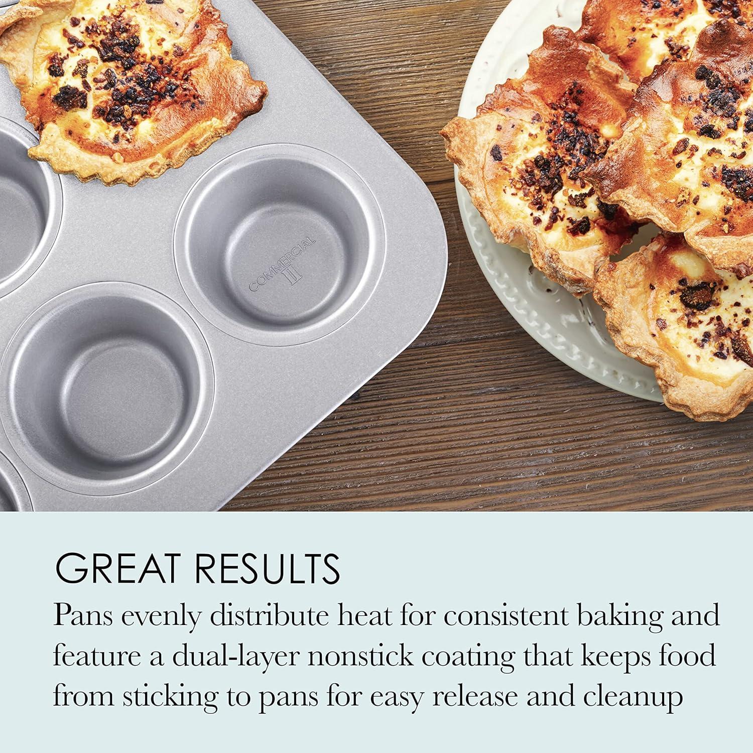 Silver Non-Stick 6-Piece Bakeware Set