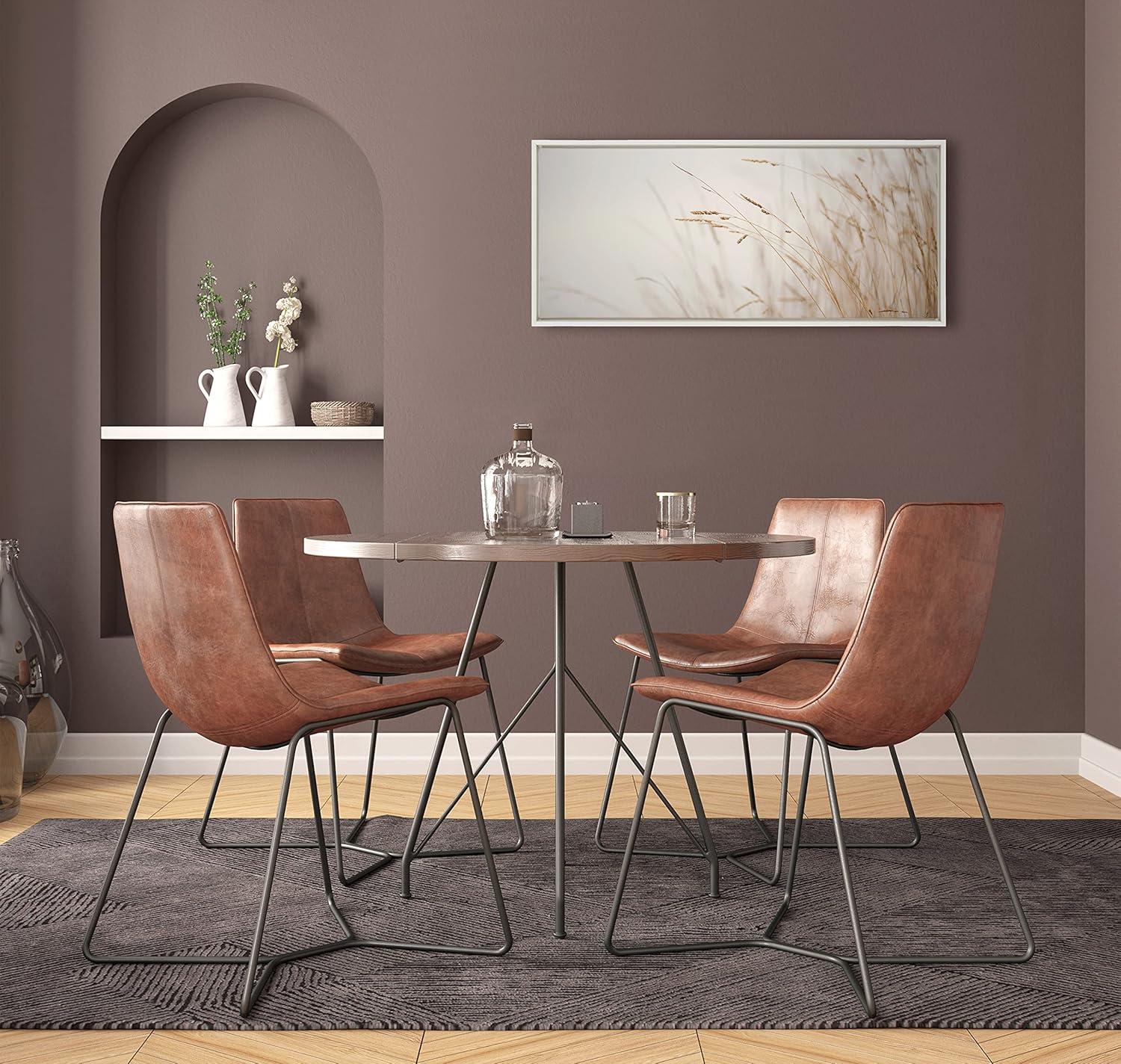 18" x 40" Sylvie Marsh Grass No 1 Framed Canvas by Crystal Lynn Collins - Kate & Laurel All Things Decor: Wall Art Decor