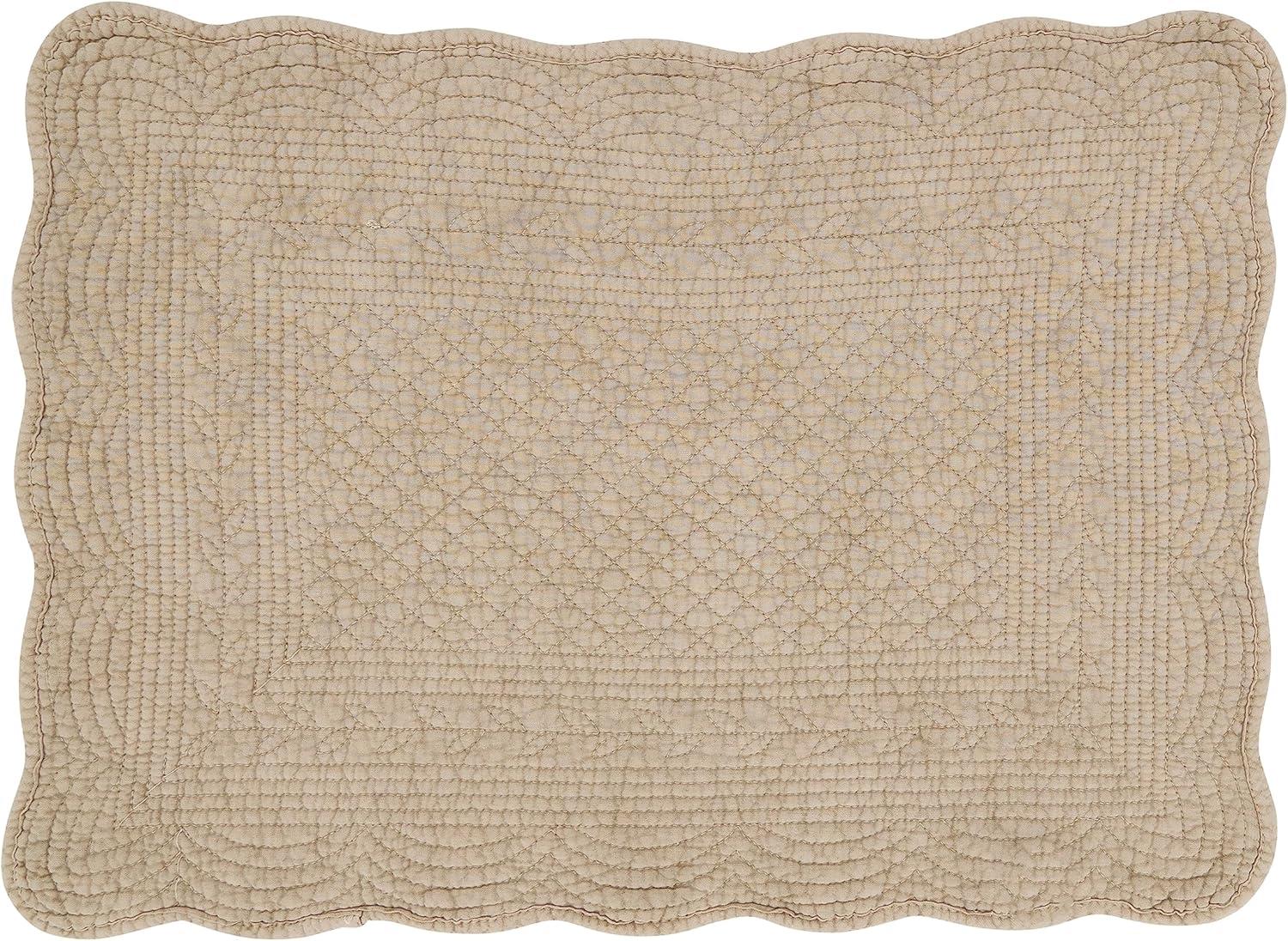 Cotton No Pattern Rectangle Placemat