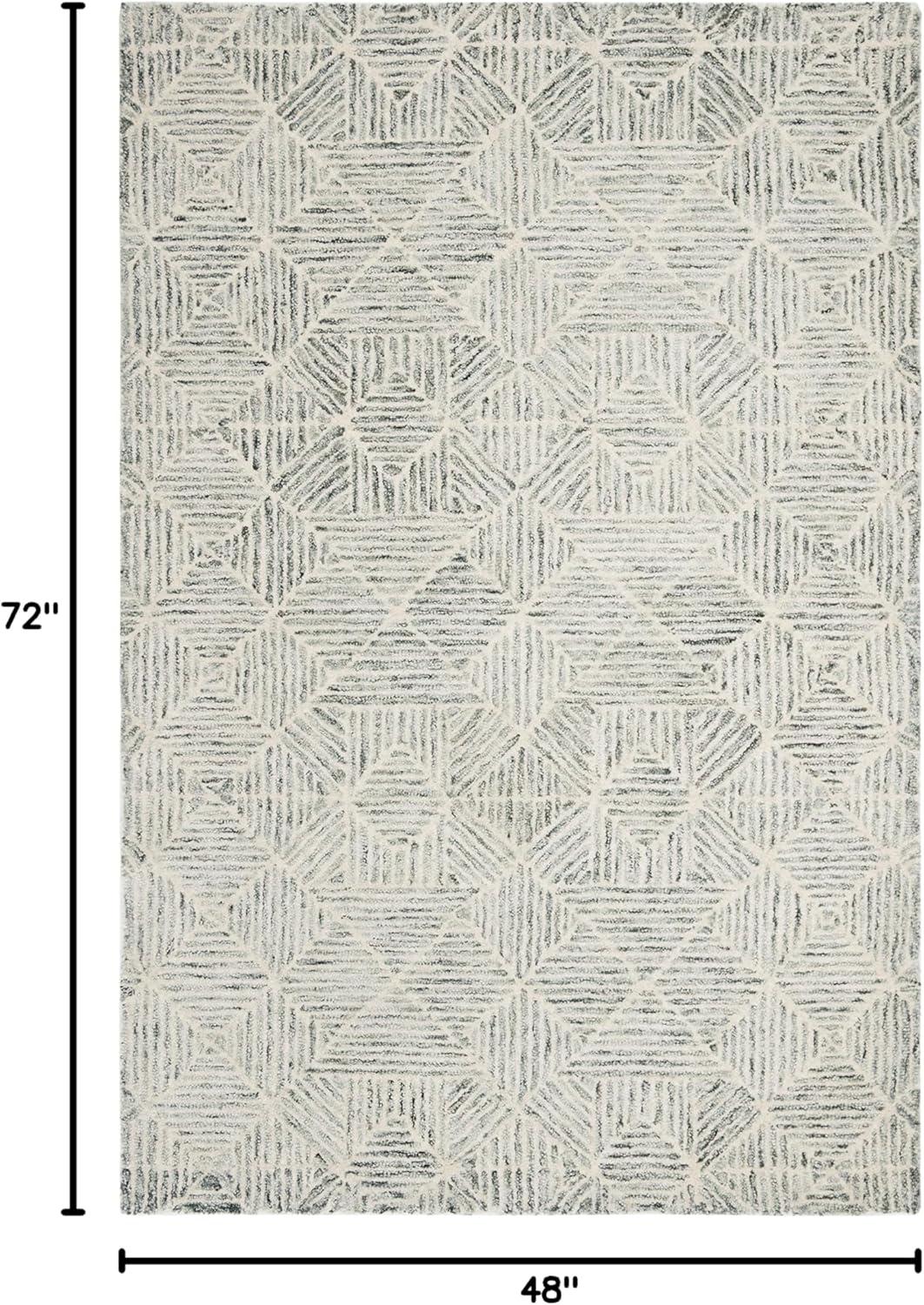 Abstract ABT763 Hand Tufted Area Rug  - Safavieh