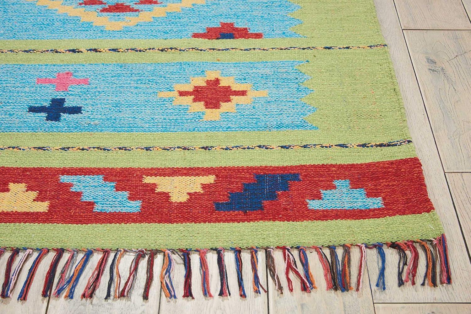 Nourison Baja Boho Geometric Southwestern Flatwoven Indoor Rug