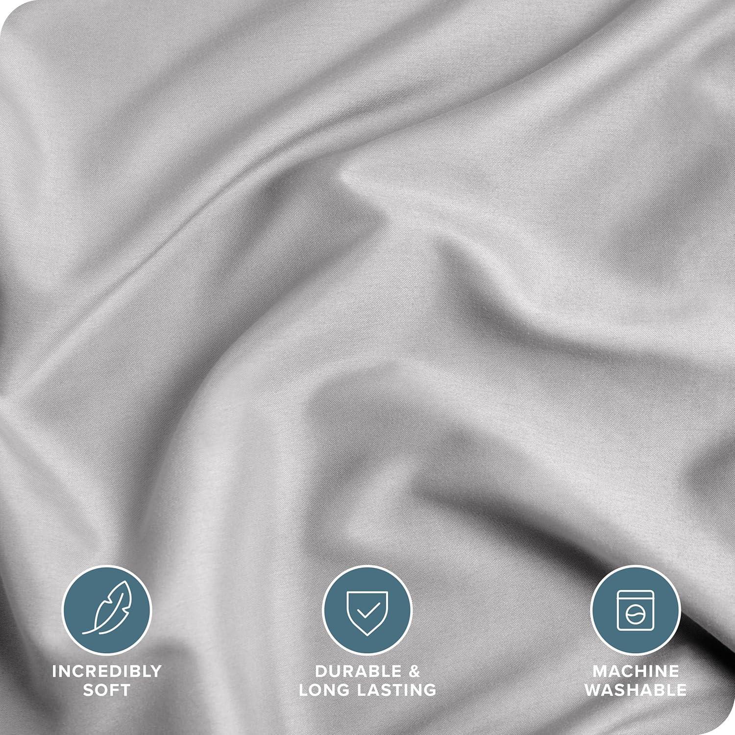 Bare Home Washed Microfiber Duvet Cover Set