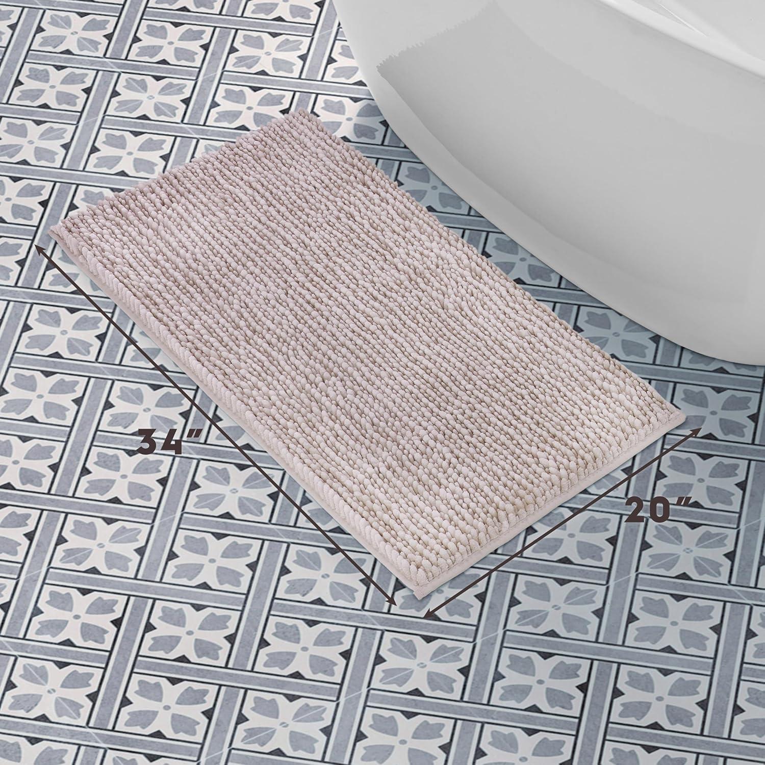 Laura Ashley Laura Ashley Butter Chenille Bath Rug