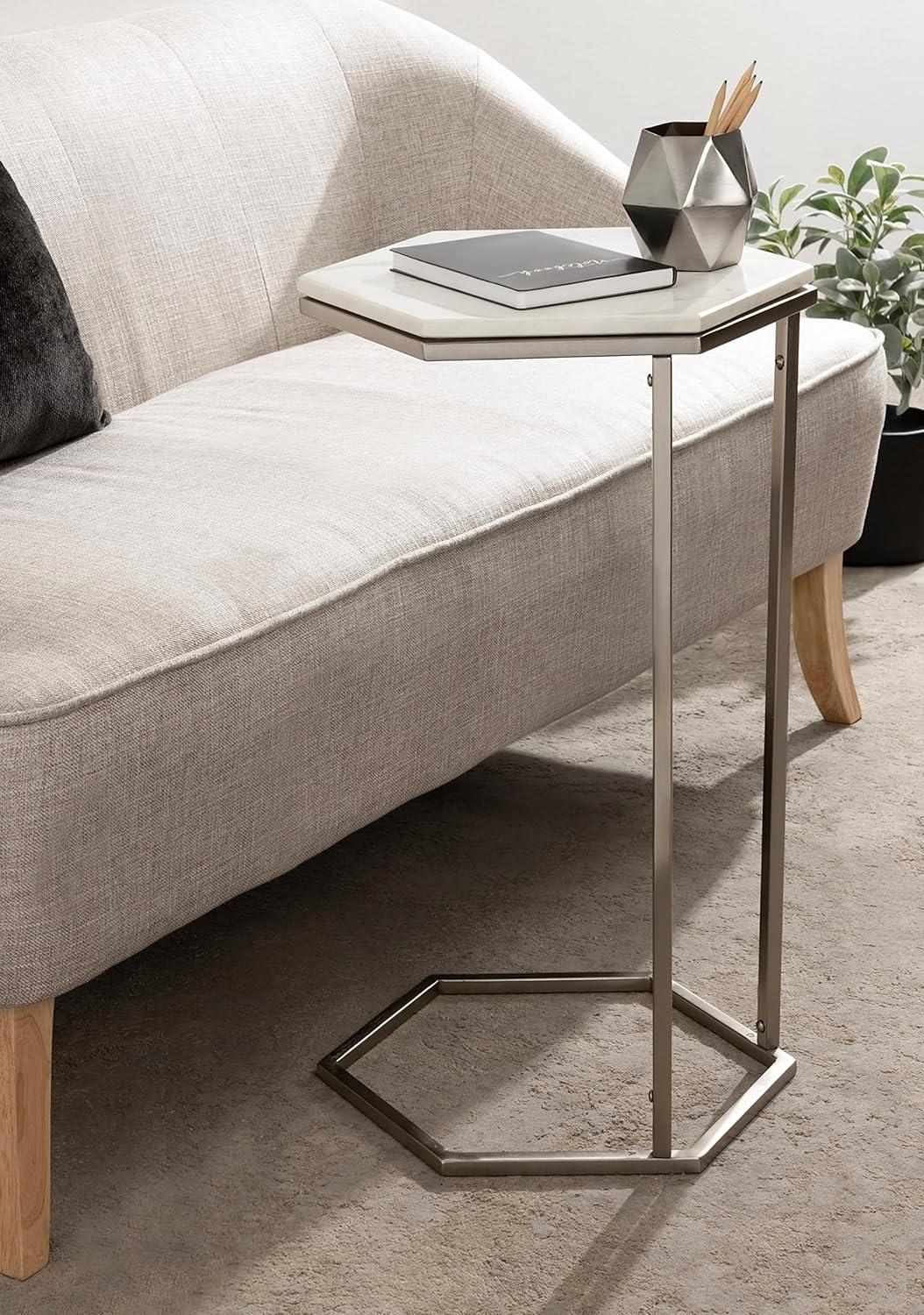 Kate and Laurel - Trillion Metal Accent Table