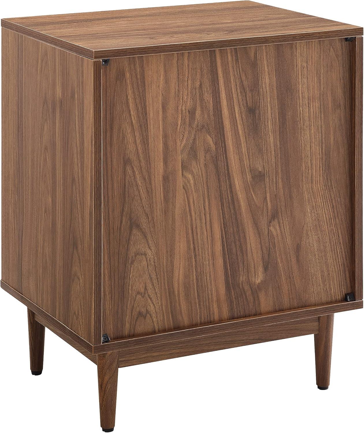 Liam Record Storage End Table Walnut - Crosley