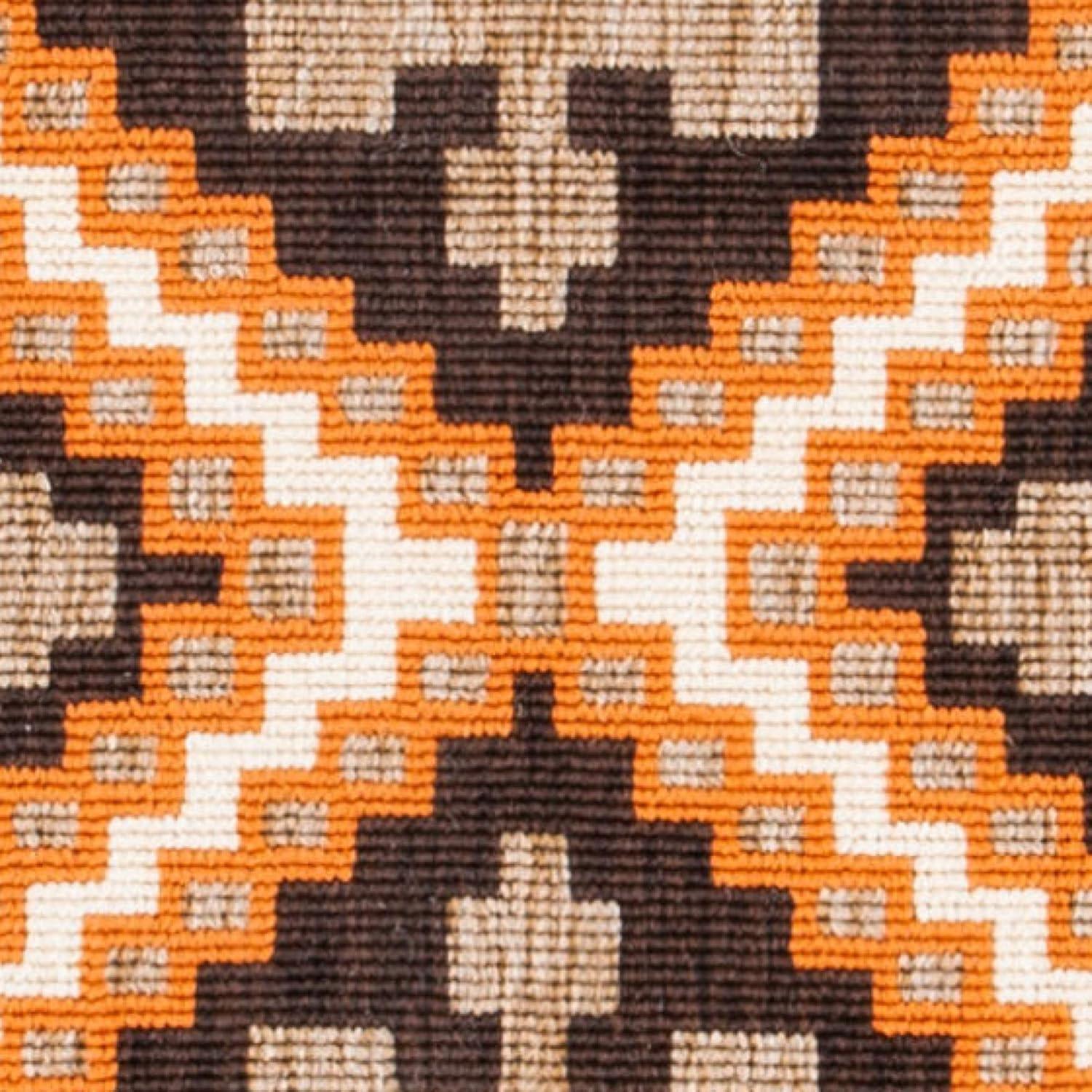 Veranda VER099 Power Loomed Indoor/Outdoor Area Rug - Red/Natural - 5'3"x5'3" - Safavieh.