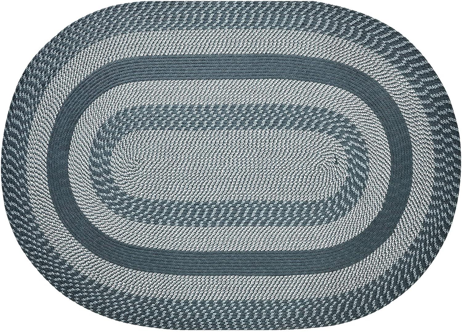 Better Trends Newport Braid Reversible Indoor Utility Rug, 100% Polypropylene, 24" x 72" Runner, Sage