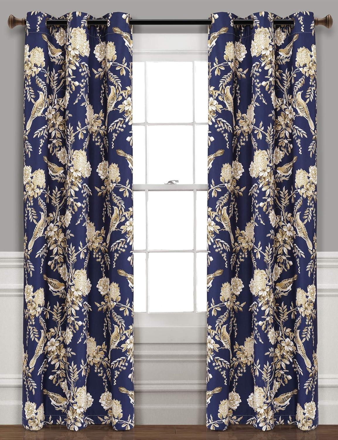 Lush Decor Foreston Floral Max Blackout Thermal Curtain Panels (Set of 2)