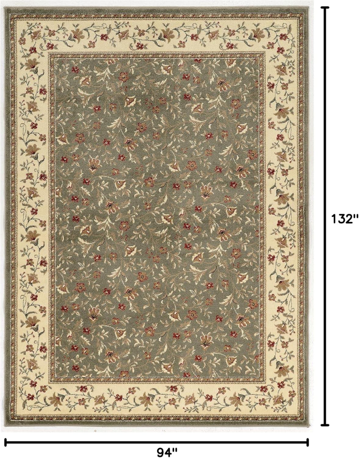 Radici Usa Como Area Rug 1593 Sage Italian Bordered 7' 9" x 11' Rectangle