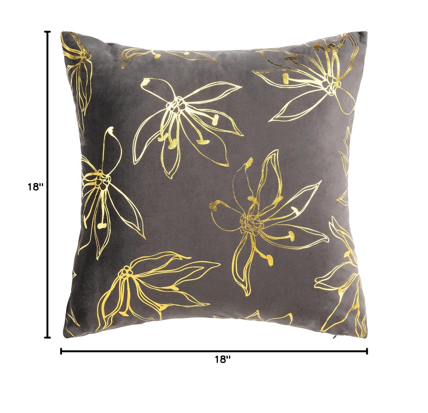 Yari Pillow - Royal Blue/Tan - 18"X18" - Safavieh