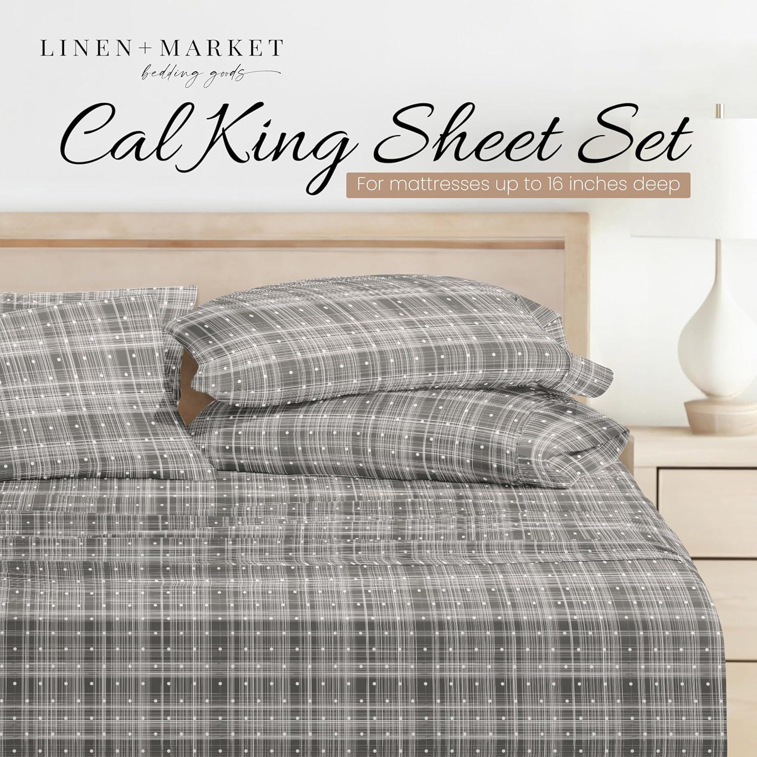 Becky Cameron™ Polka Dot Pattern Microfiber Sheet Set