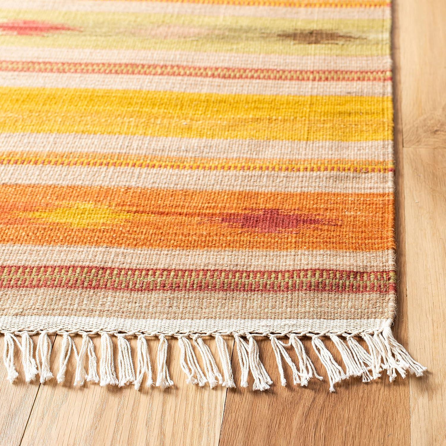 Kilim NVK176 Hand Woven Rugs - Safavieh