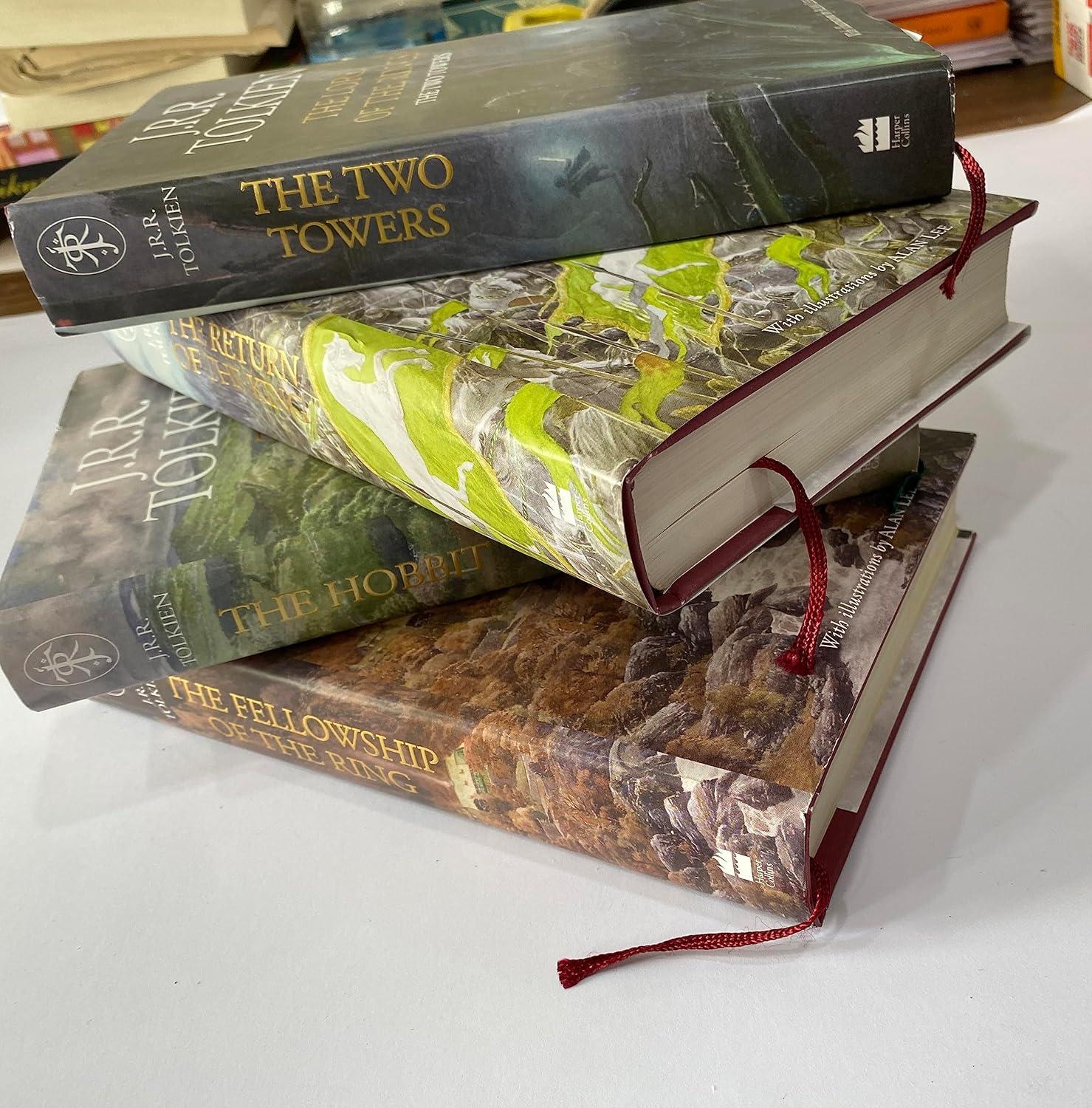 The Hobbit & the Lord of the Rings Illustrated by Alan Lee Box Set - by  J R R Tolkien (Hardcover)