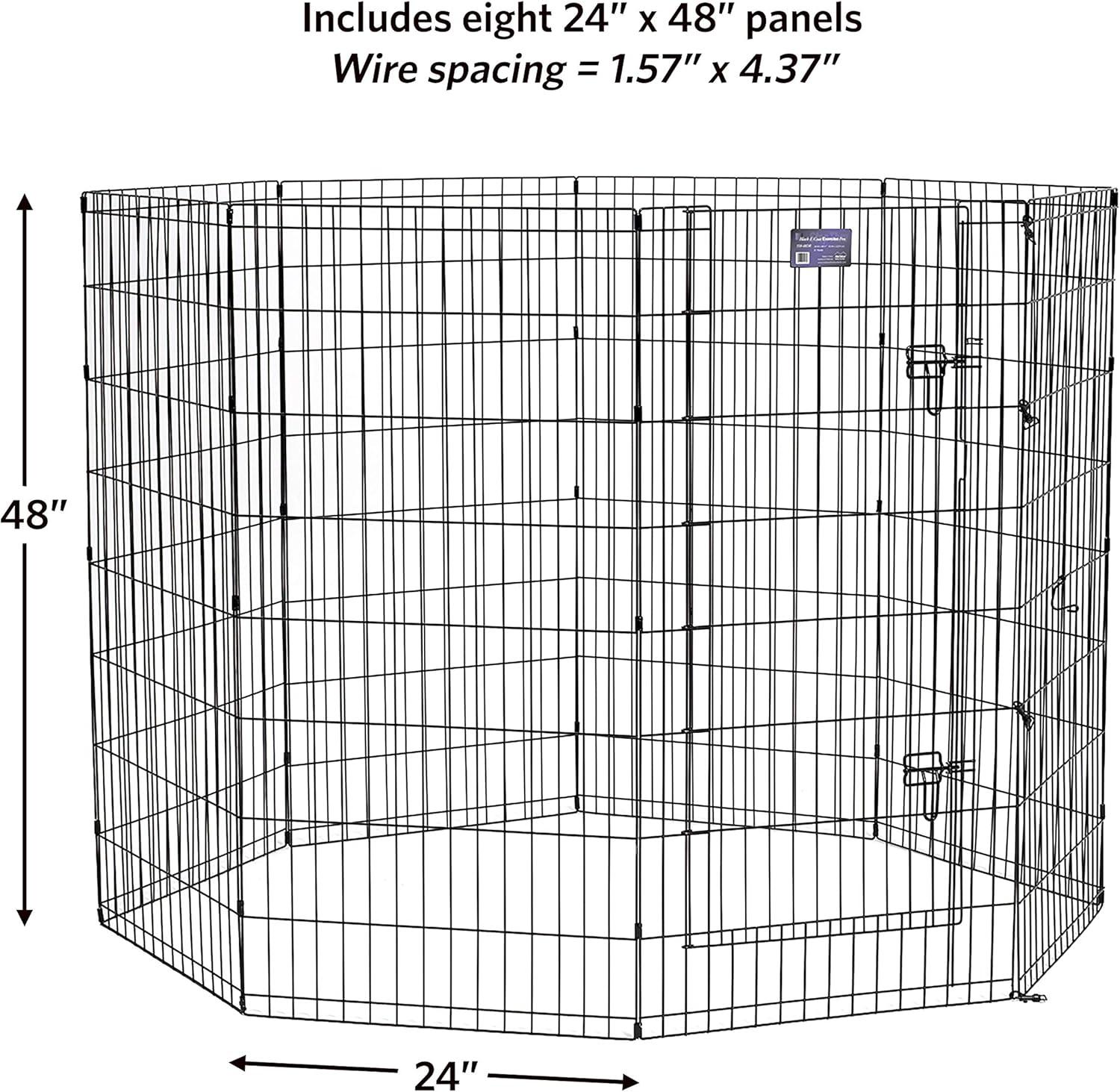 MidWest Homes for Pets E-Coat Exercise Pen w/Door for Dogs