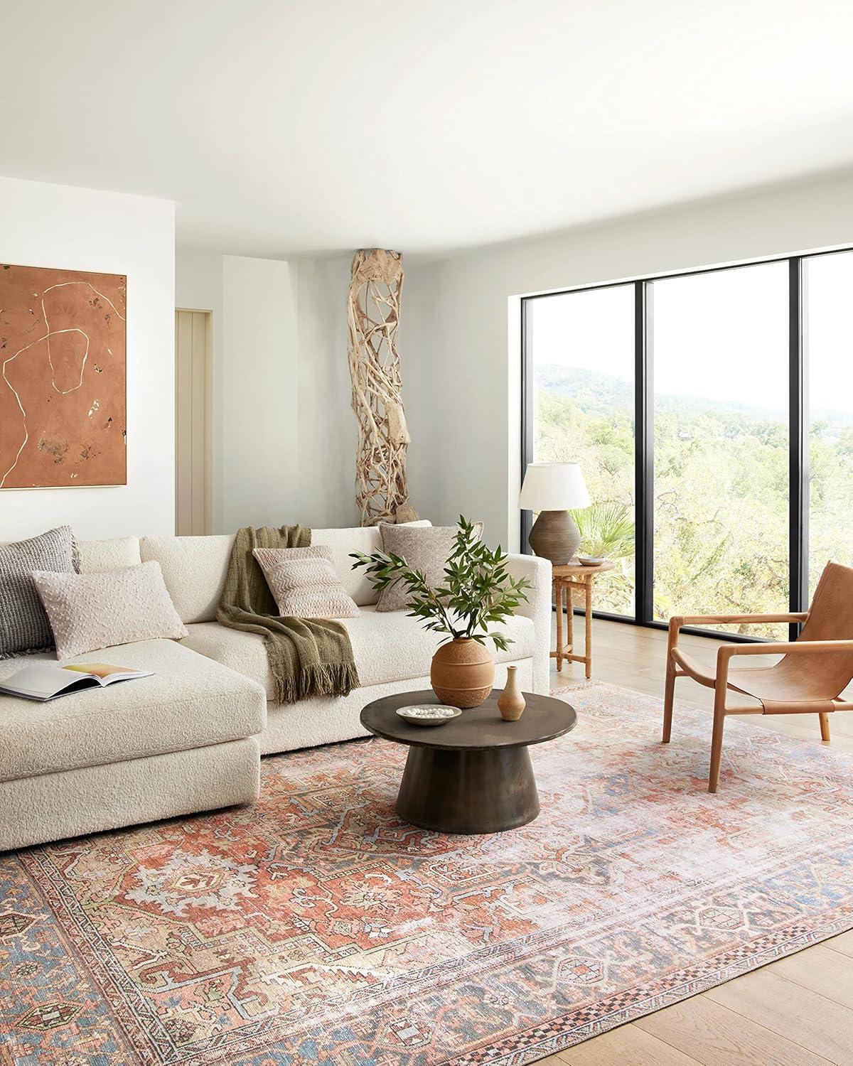 Skye Oriental Terracotta Area Rug