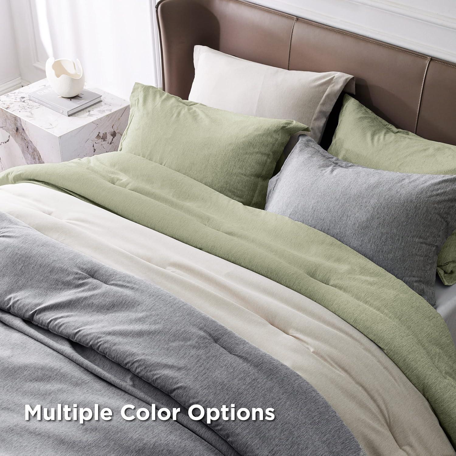 Bedsure Bedsure Cationic Dyed Comforter Set Dorm Bedding