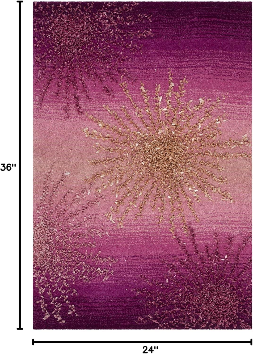 Soho SOH712 Hand Tufted Indoor Accent Rug - Pink - 2'x3' - Safavieh.