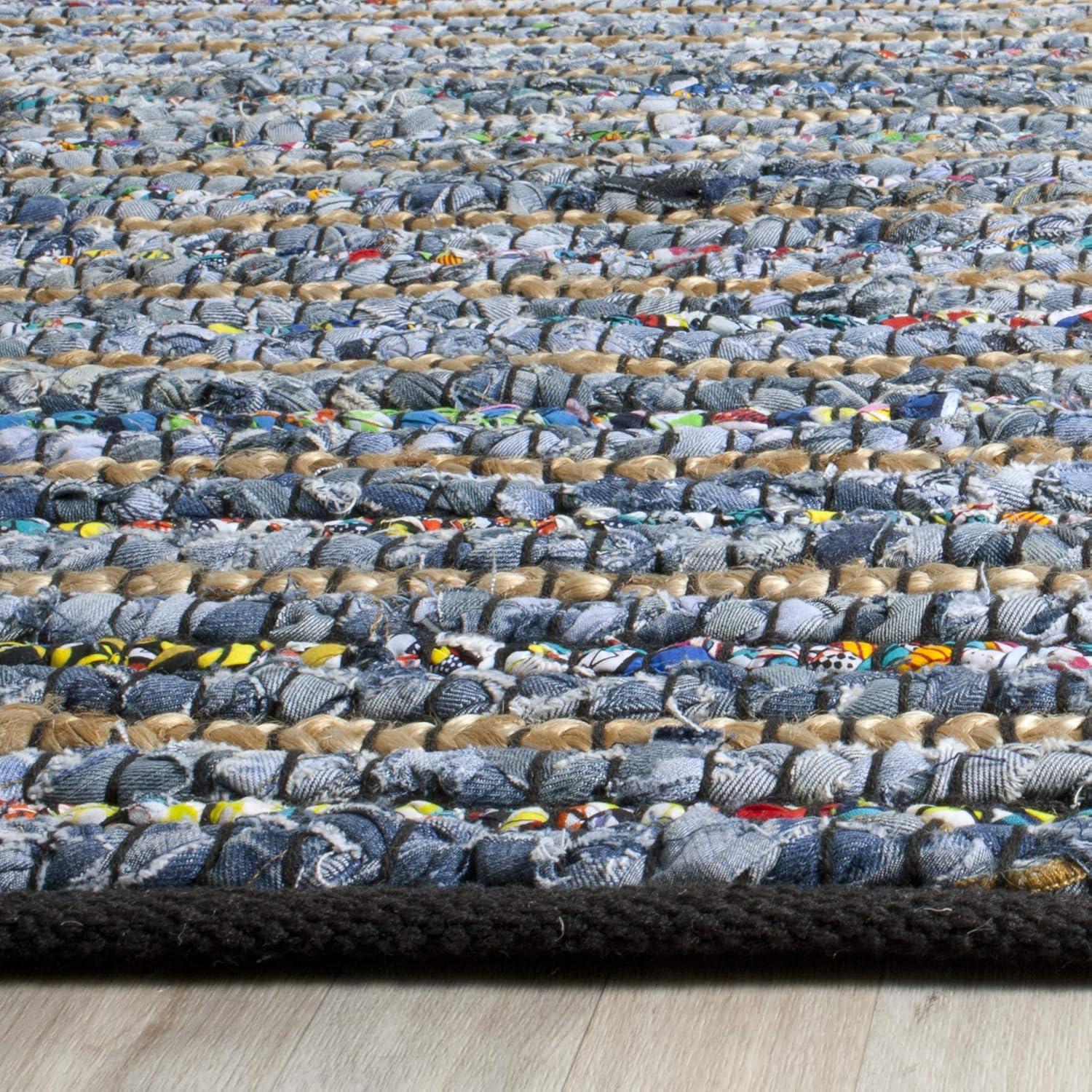 Cape Cod CAP364 Hand Woven Area Rug - Multi/Natural - 5'x8' - Safavieh.