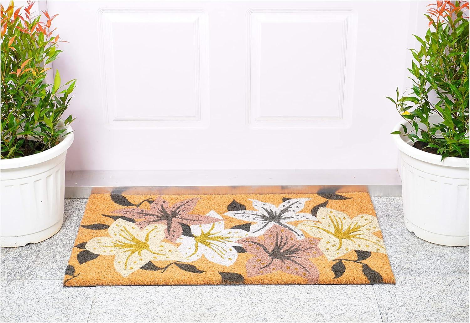 Calloway Mills 107211729 Lovely Lilies Doormat 17" x 29"