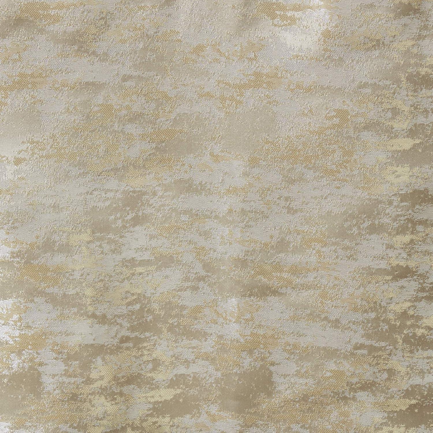 Gold Puddle Length Polyester Blackout Curtain Panel