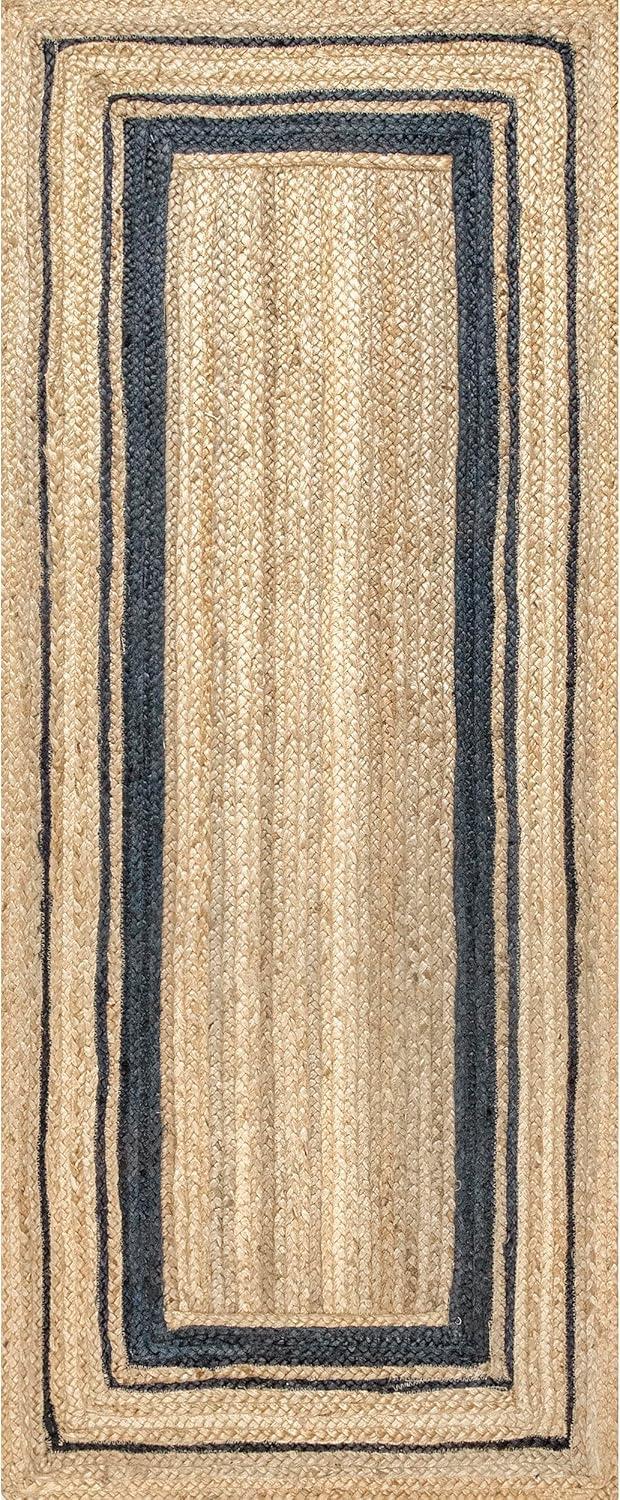 nuLOOM Rikki Coastal Braided Jute Area Rug