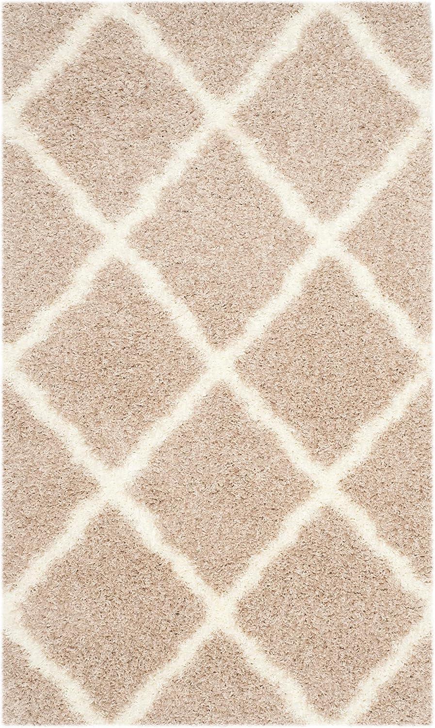 Montreal Shag SGM866 Power Loomed Indoor Accent Rug - Grey/Ivory - 3'x5' - Safavieh.